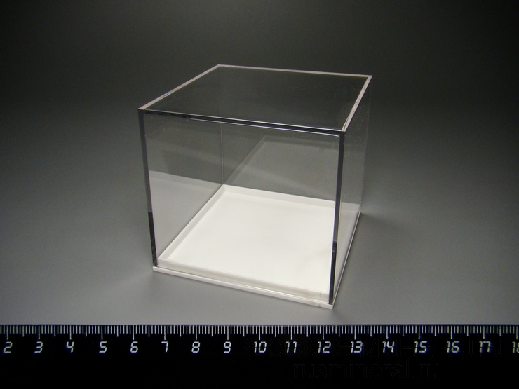 Коробка пластиковая для образцов, размер XL (дно белое)